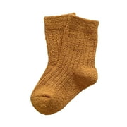 WUXIAN Child Boys Girls Socks Fall Padded Thermal Socks Baby Sports Stockings Relaxed Fit Streetwear